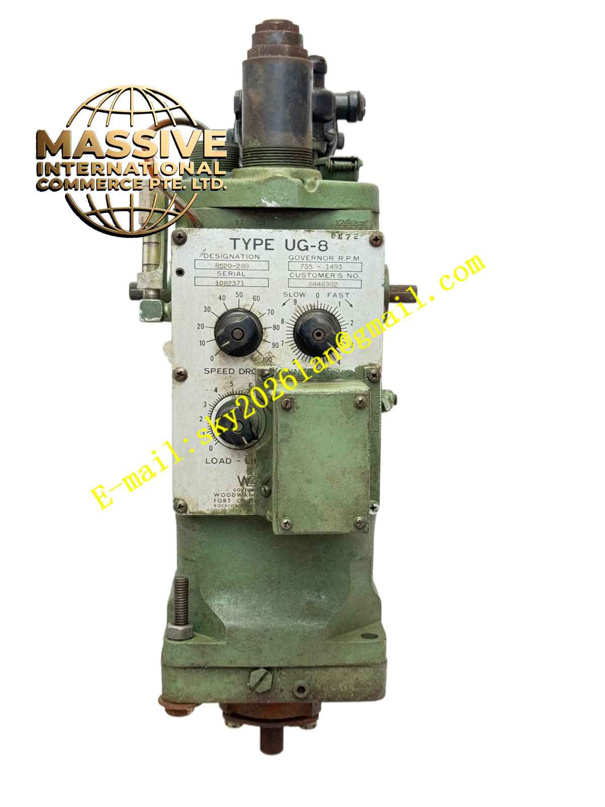 Woodward TYPEUG-8